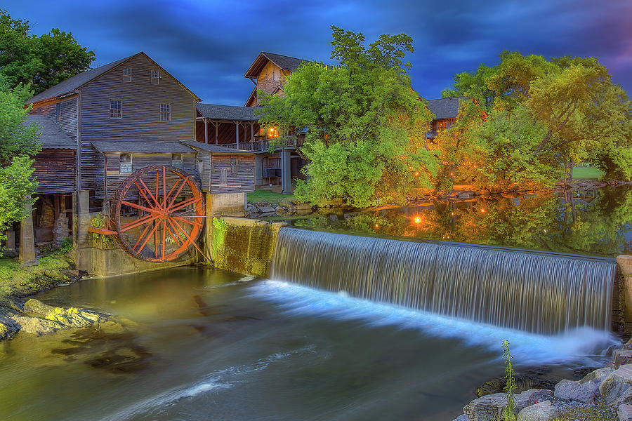 The OLD Mill in Color Photograph by Steve Rich - Pixels