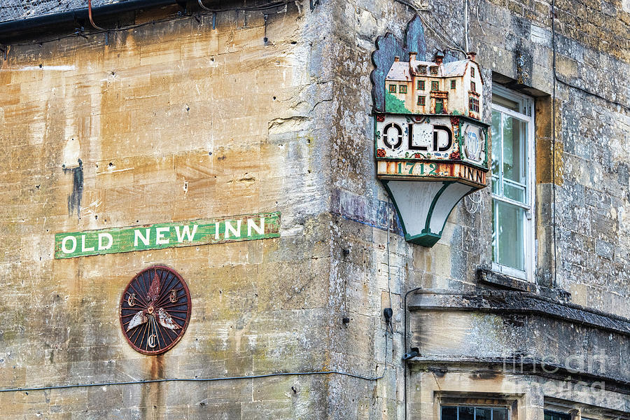 Architecture Photograph - The Old New Inn Bourton on the Water Cotswolds by Tim Gainey