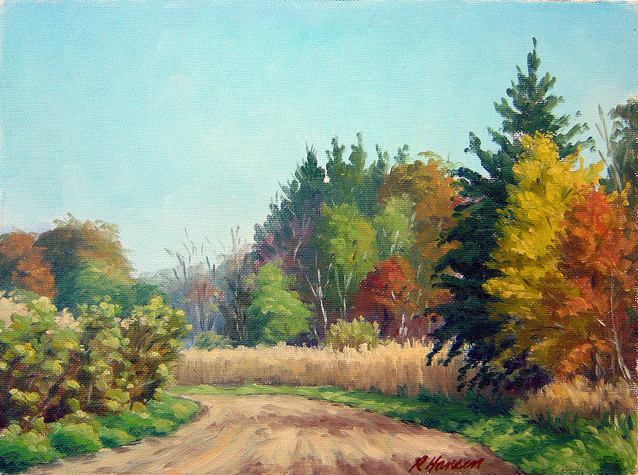 The Old Park Road Painting by Rick Hansen