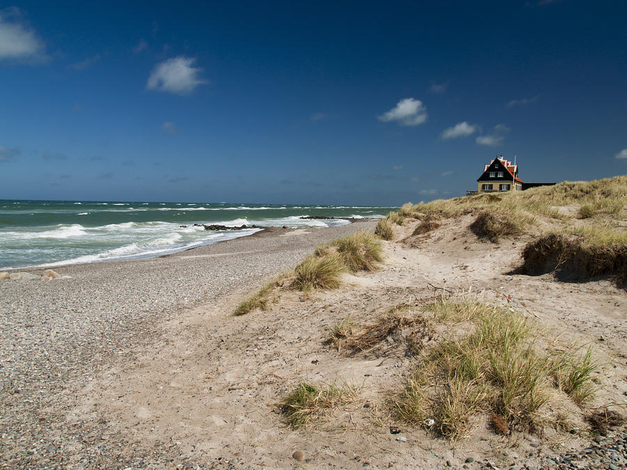 The old part of Skagen Photograph by PhotographerCW