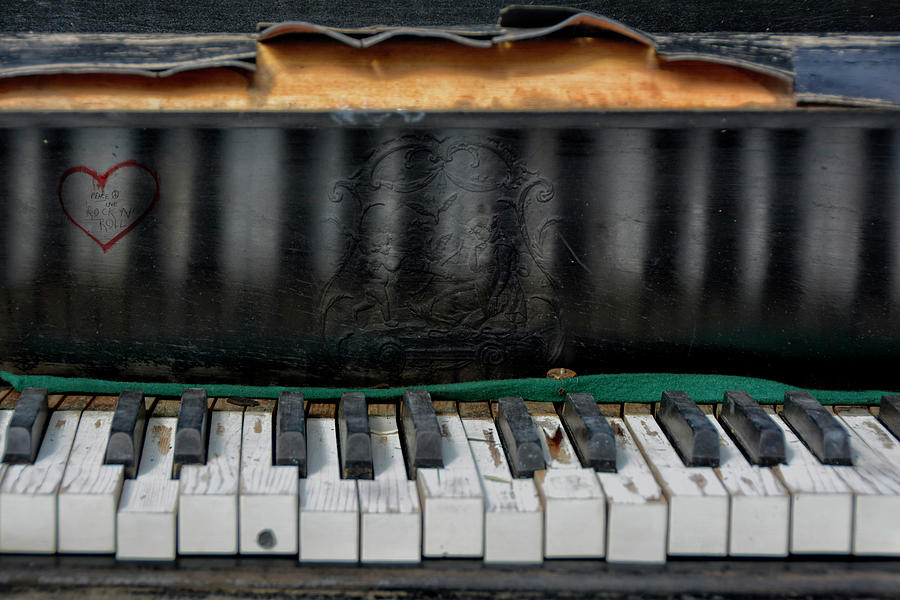 The Old Piano Photograph by Joachim G Pinkawa