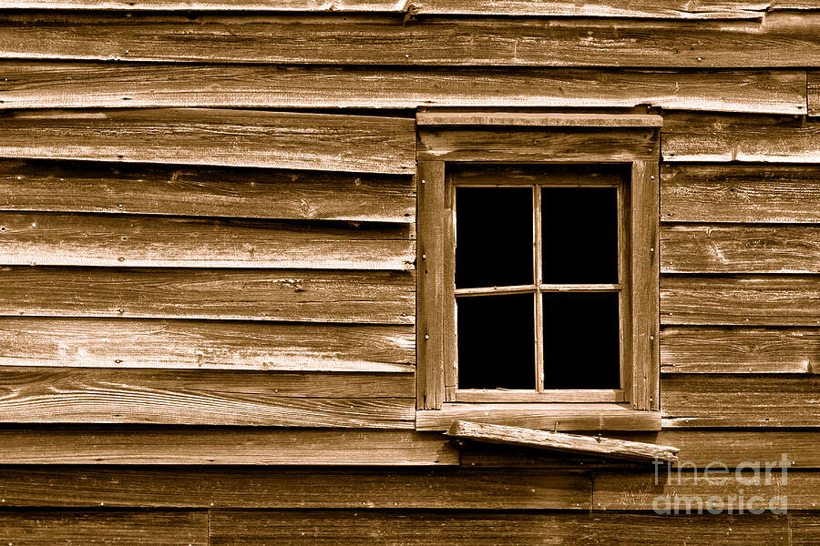 The Old Pioneer House - Sepia Photograph by American West Legend The Old Pioneer House - Sepia Photograph by American West Legend