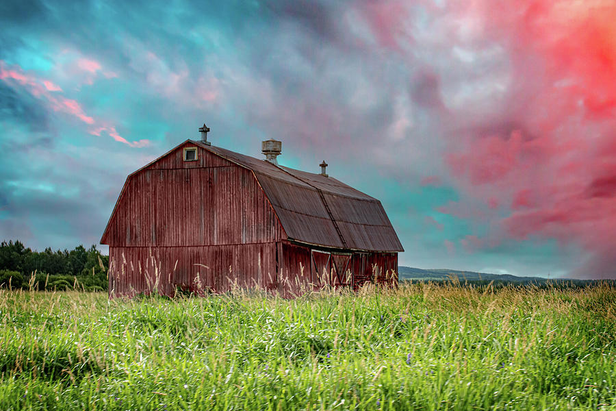 The Old Red Barn  Photograph by Maggie Terlecki