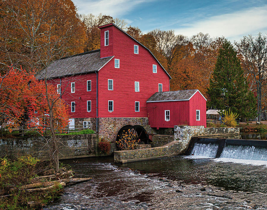 The Old Red Mill Photograph by Nick Zelinsky Jr