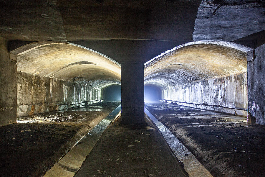 The Old River Senne Tunnel Photograph by Mark Lovatt