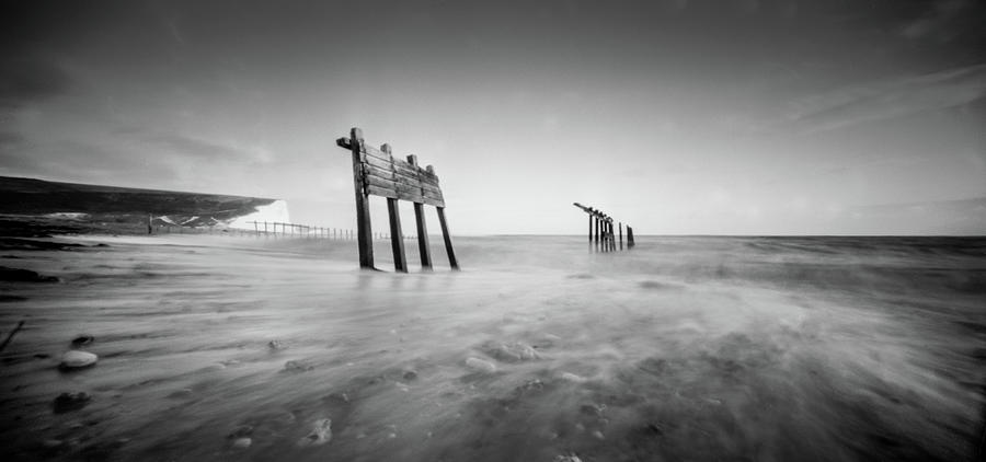 The old sea defences Photograph by Will Gudgeon