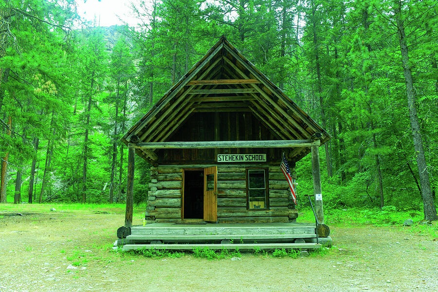 The old Stehekin School Photograph by Jeff Swan - Fine Art America