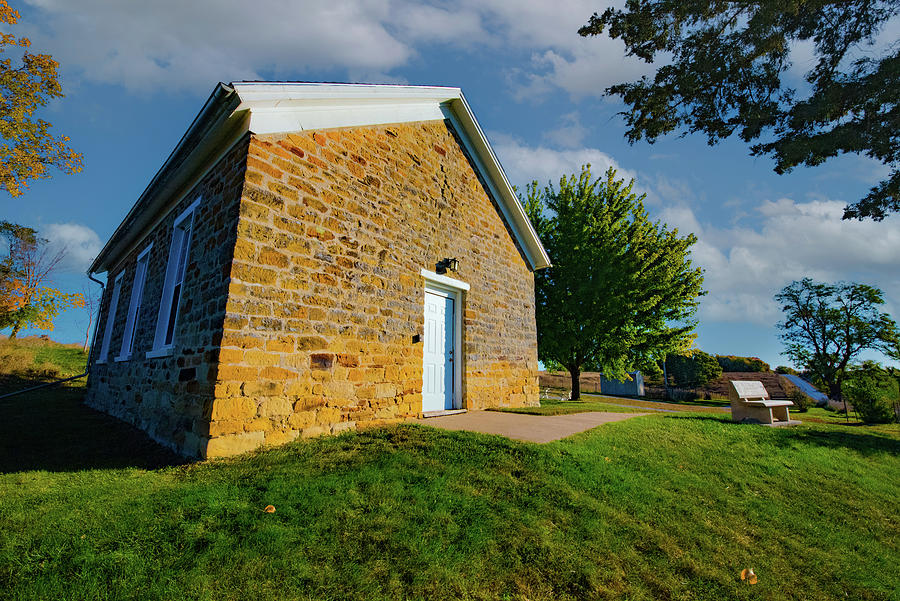 The Old Stone Church Photograph By Franklin Baker Pixels   The Old Stone Church Franklin Baker 