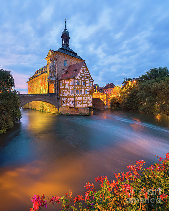 The old Town Hall in Bamberg Photograph by Henk Meijer Photography