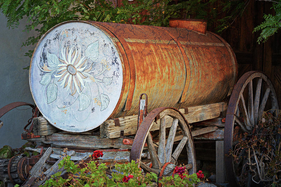 The Old Water Wagon Photograph