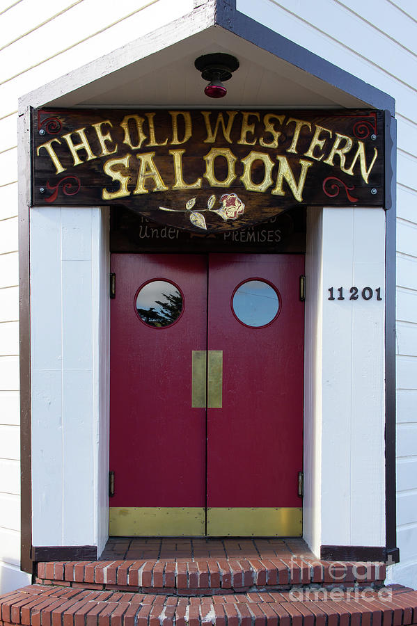 The Old Western Saloon in The Town of Point Reyes Station California R1862 Photograph by Wingsdomain Art and Photography