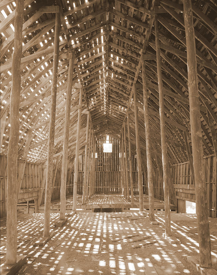 The Ole Barn - Sepia Photograph
