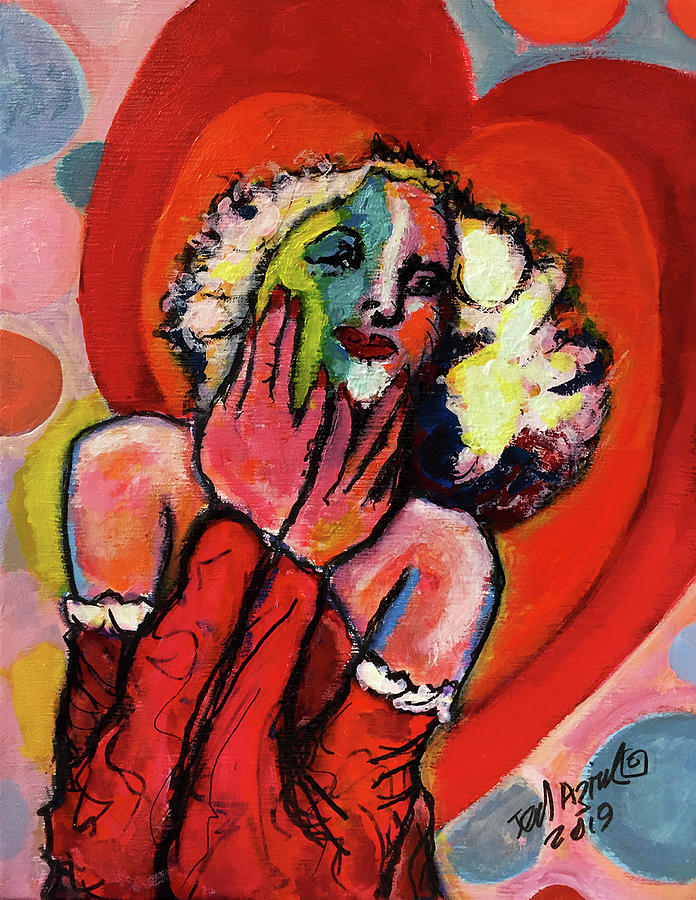 The One, The Only, Sultry, Sexy Jean Harlow Mixed Media by Ted Azriel