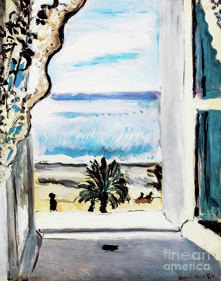 Henri Matisse Painting - The Open Window by Henri Matisse 1918 by Henri Matisse