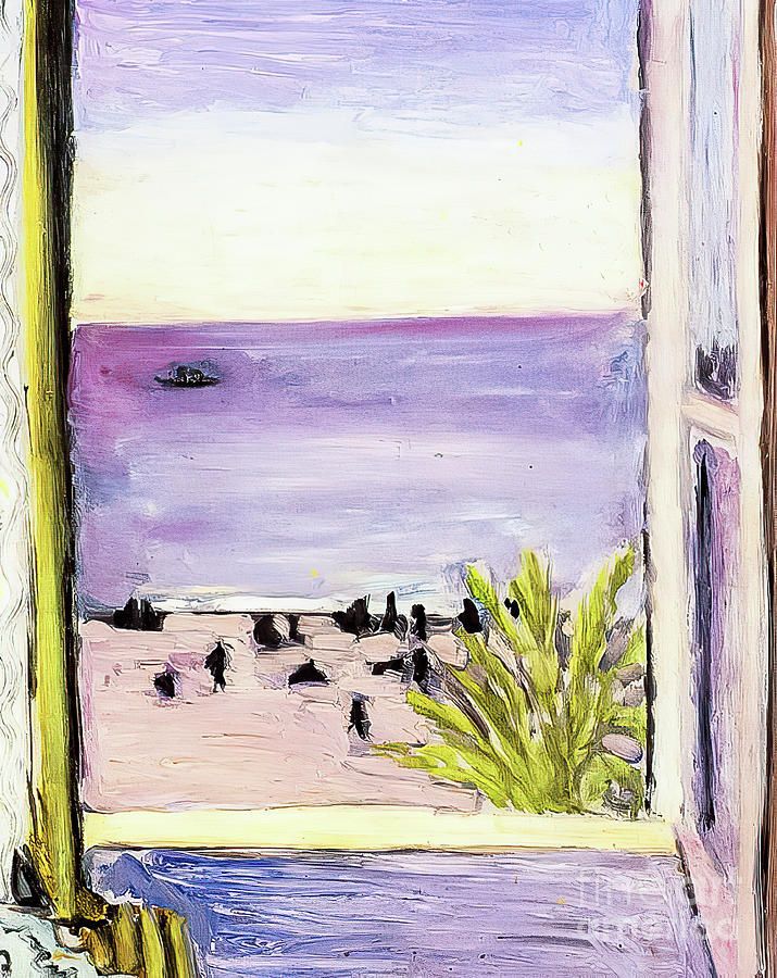 The Open Window II by Henri Matisse 1921 Painting by Henri Matisse
