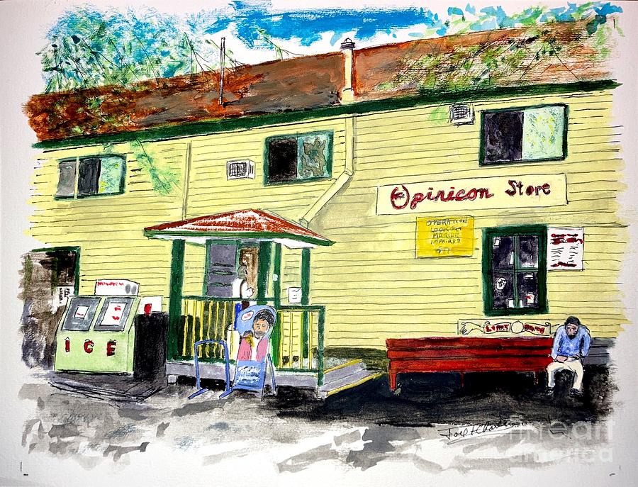 the Opinicon, ca 2005 Painting by Joel Charles