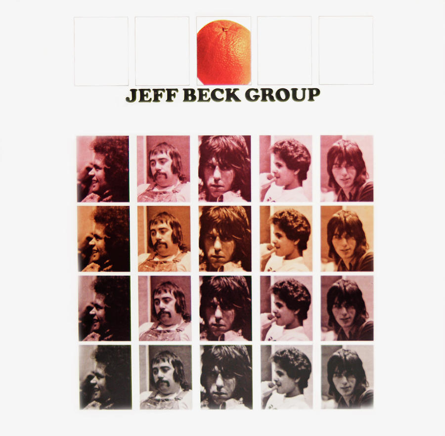 Jeff Beck Digital Art - Jeff Beck Group - The Orange Album Cover by Robert VanDerWal