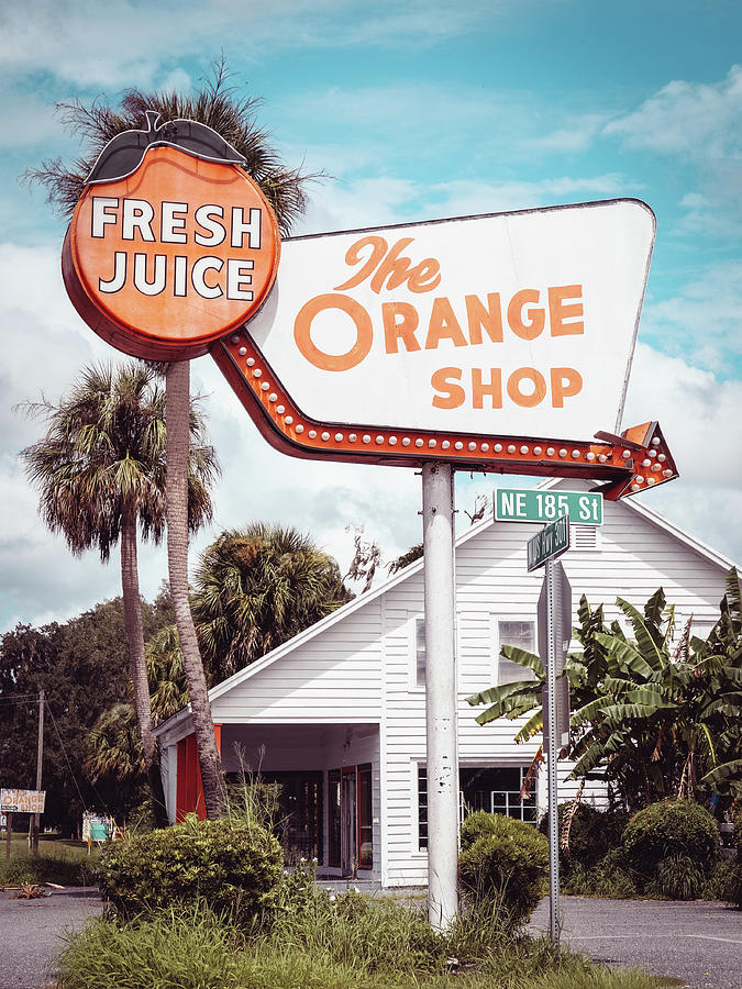 The Orange Shop on Highway 301 in Florida Photograph by Dawna Moore Photography