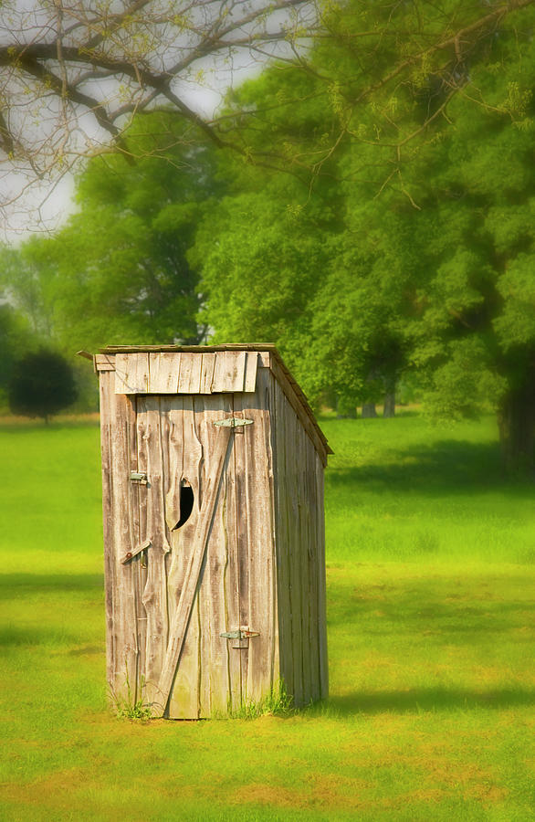 The Outhouse Photograph by Bob Pardue