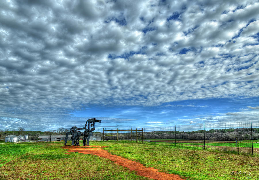 The Overlook The Iron Horse Farm UGA Farming Agriculture Art Photograph by Reid Callaway