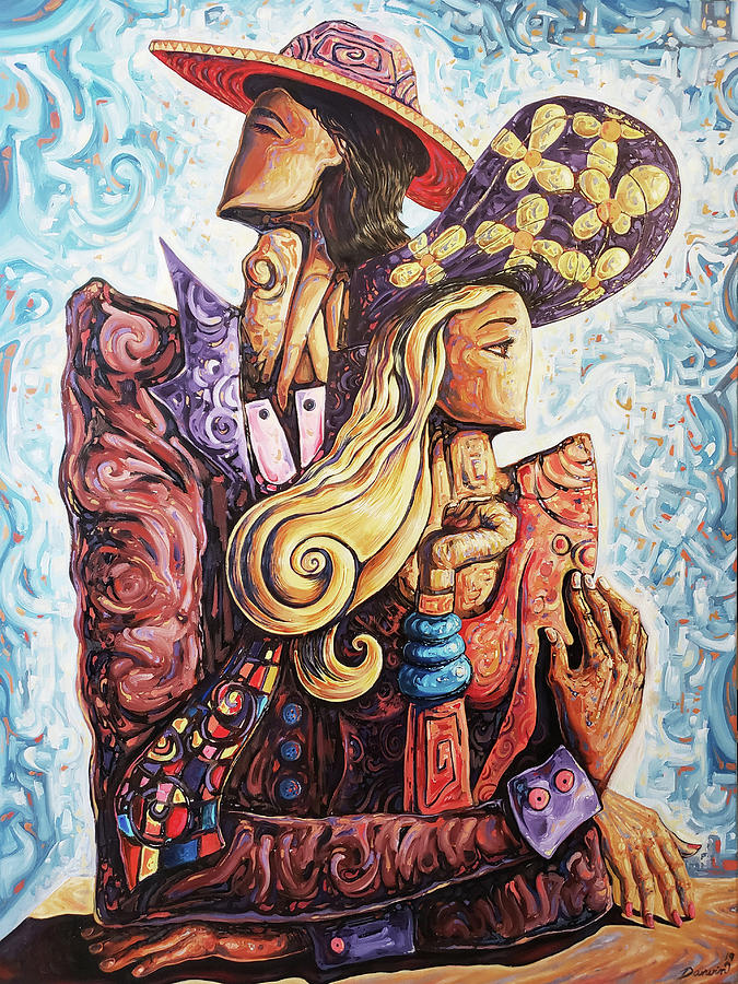 Surrealism Painting - The overprotector by Darwin Leon Surrealism Painting - The overprotector by Darwin Leon