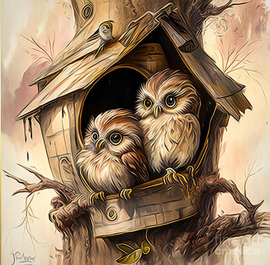 The Owl House Digital Art by Brian Tarr