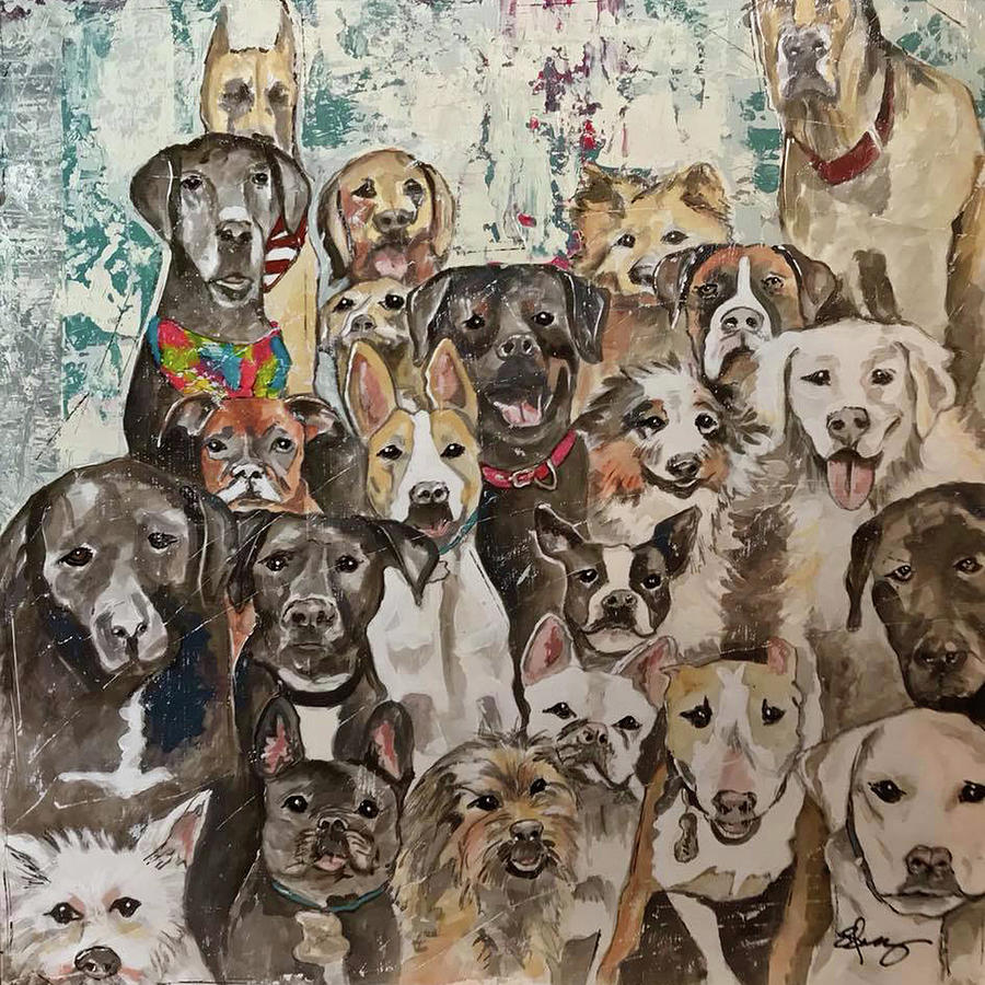 The Pack Painting by Shari Lacy