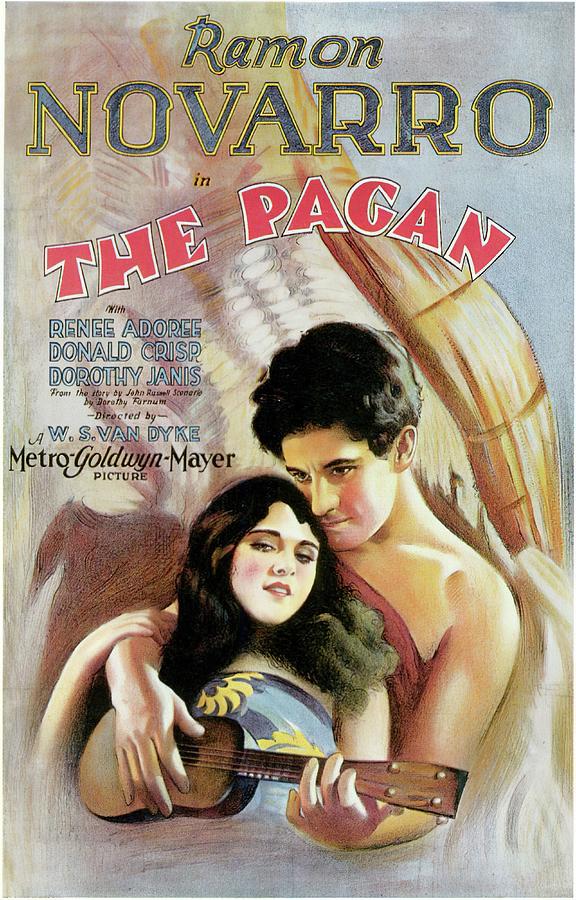 The Pagan, with Ramon Novarro, 1929 Mixed Media by Movie World Posters