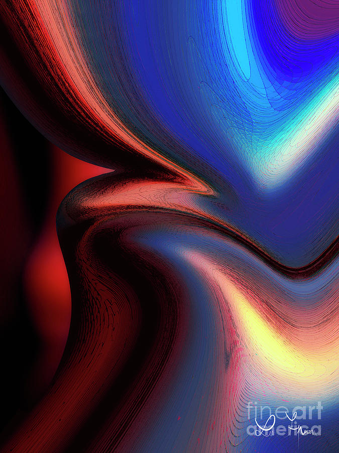 The pain of the soul is hidden in the heart Digital Art by Leo Symon