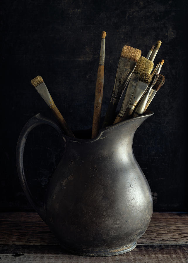 Brush Photograph - The Paint Pitcher by Amy Weiss