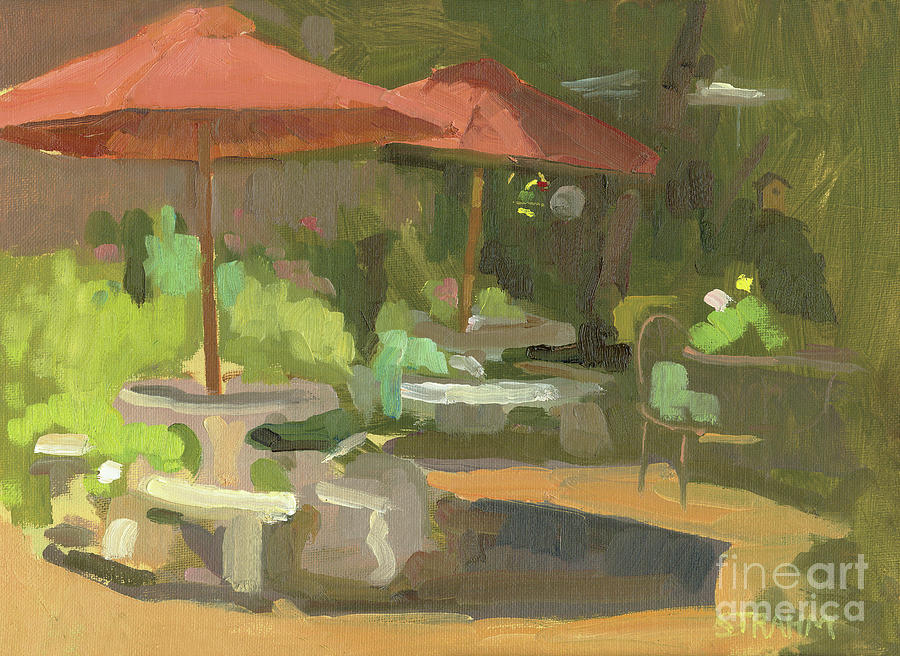 The Painted Garden, Temecula, California Painting by Paul Strahm