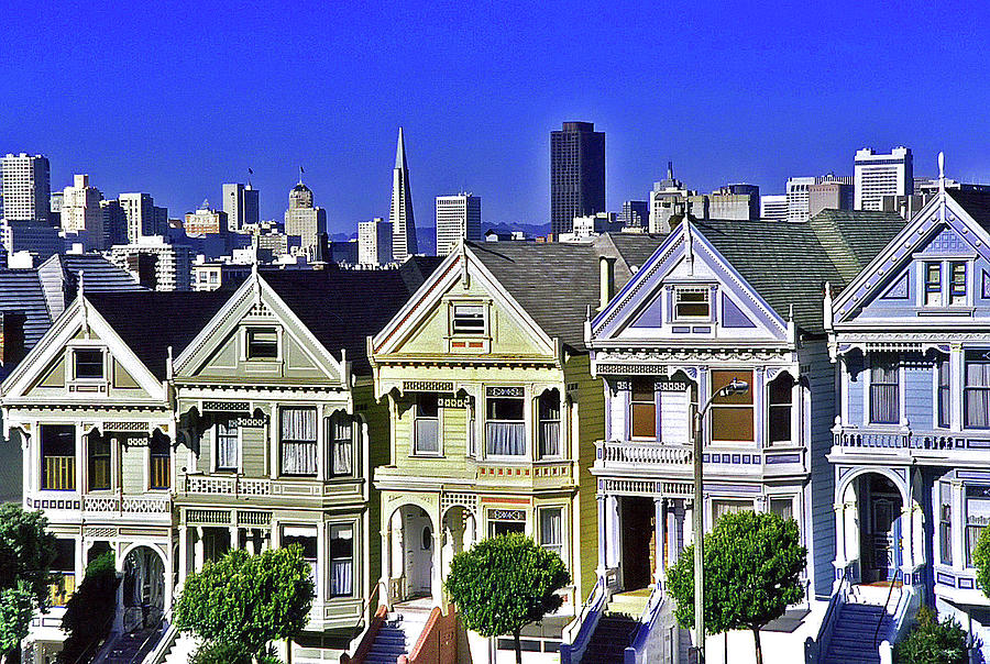 The Painted Ladies Of San Francisco Photograph