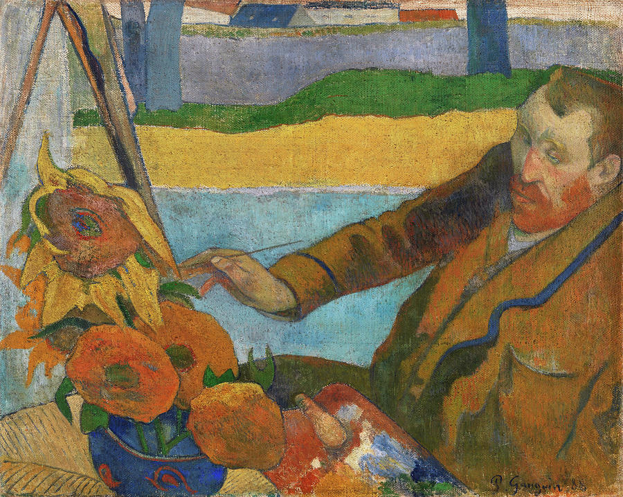 The Painter Of Sunflowers 1888 Painting By Murellos Design Fine Art   The Painter Of Sunflowers 1888 Paul Gauguin 