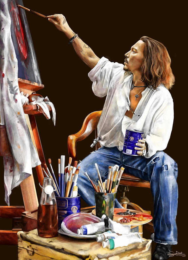 The Painter Digital Art by Sarah Stonehouse - Fine Art America