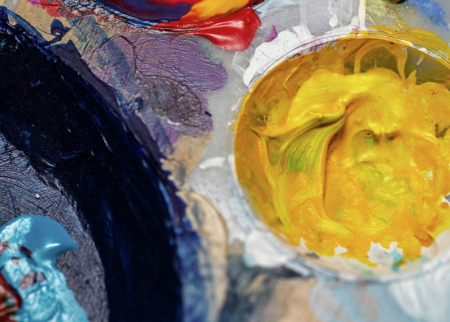 Abstract - Painters Palette Photograph by Amelia Pearn