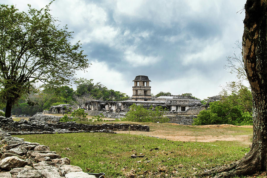 The Palace In Palenque Photograph