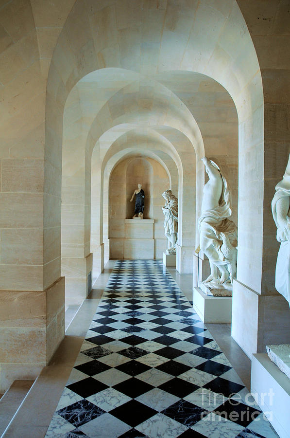 The Palace Of Versailles Hallway Photograph