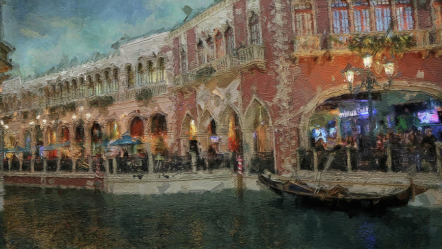 The Palazzo in Vegas Digital Art by Amy Curtis