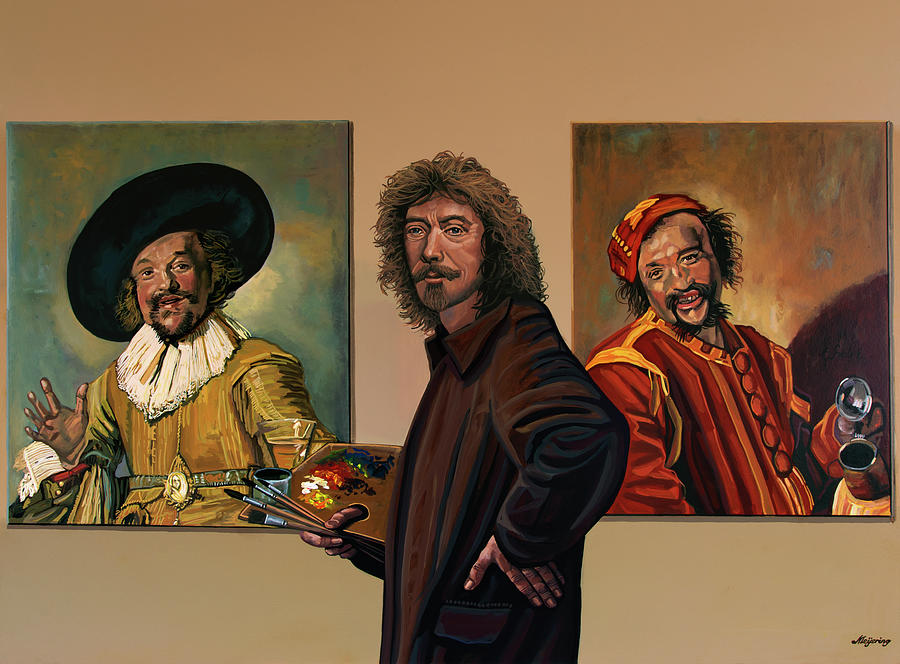 The Palette of Frans Hals Painting Painting by Paul Meijering