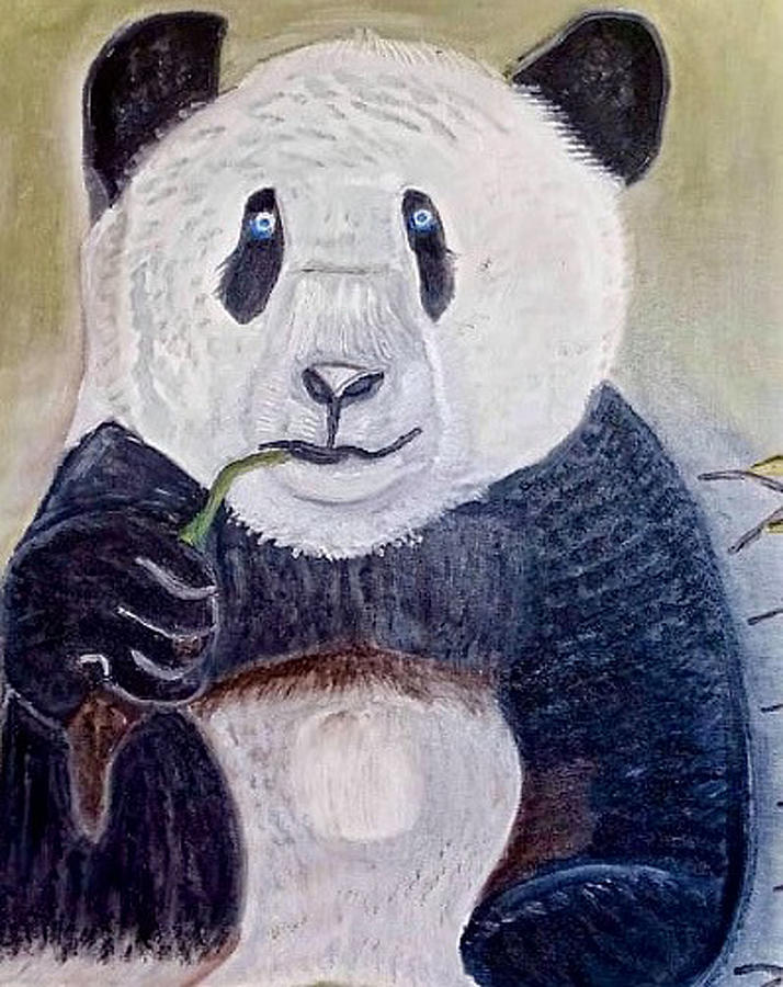 The Panda Painting by Klara M Busic - Fine Art America