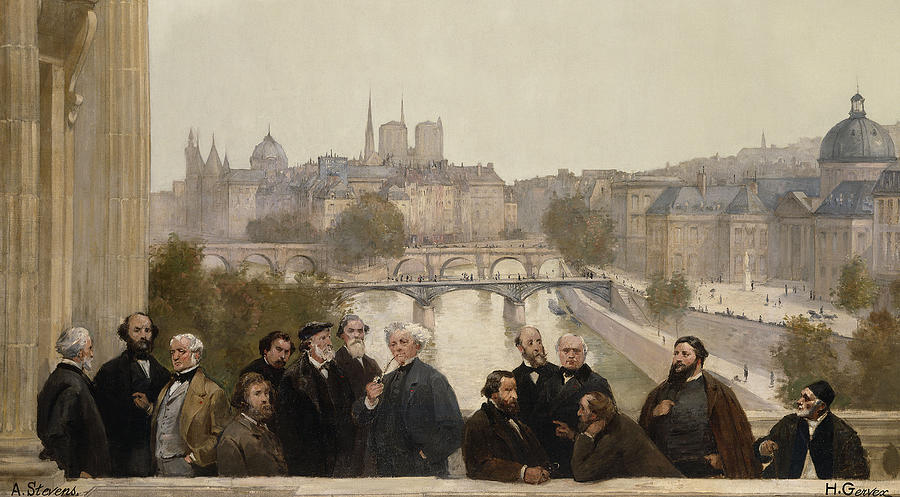 The Panorama of the Century Painting by Henri Gervex and Alfred Stevens