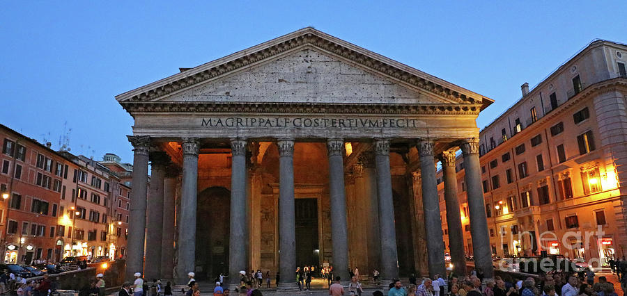 The Pantheon at Dusk 1016 Photograph by Jack Schultz