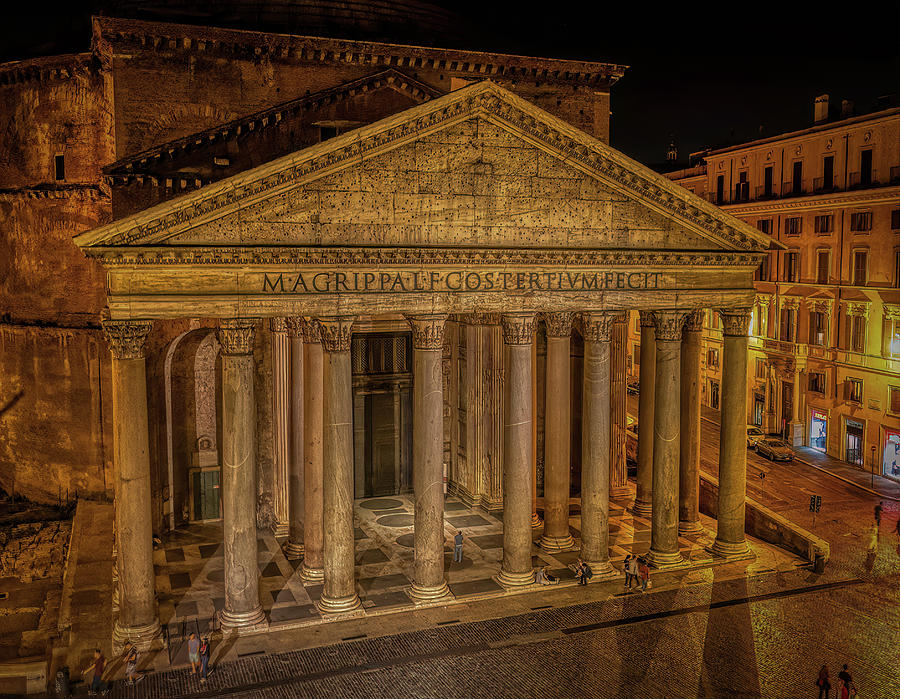 The Pantheon Photograph by Michael Salvaggio - Fine Art America