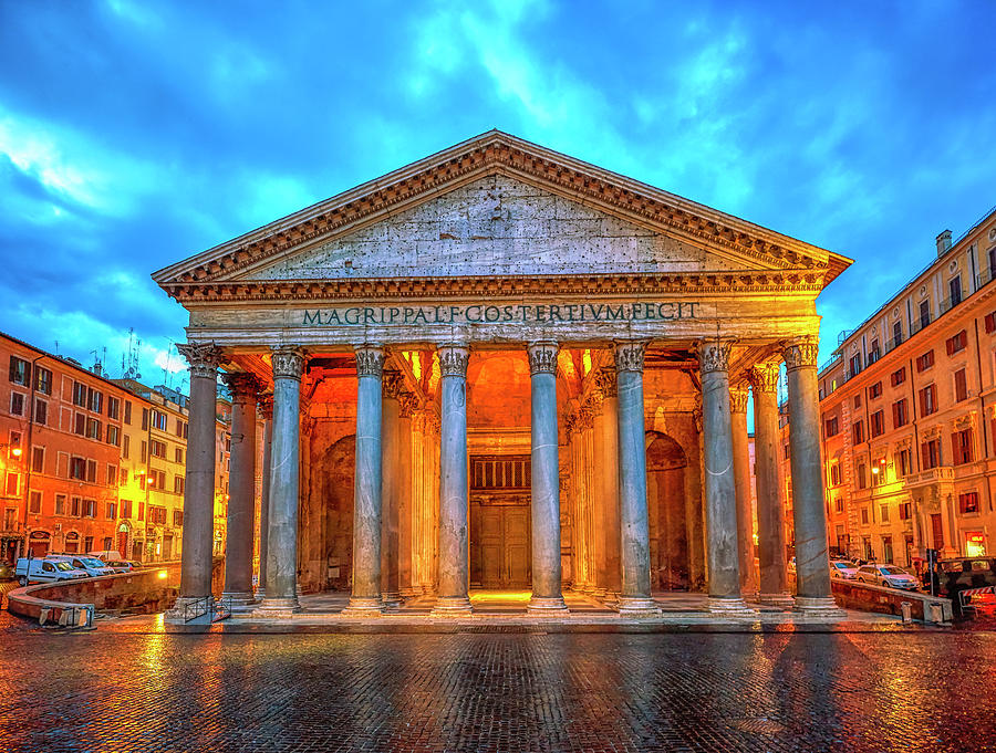 The Pantheon Rome Italy Photograph by Joseph S Giacalone