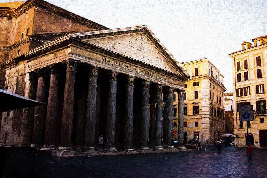 The Pantheon Digital Art By Steven Ploski - Fine Art America