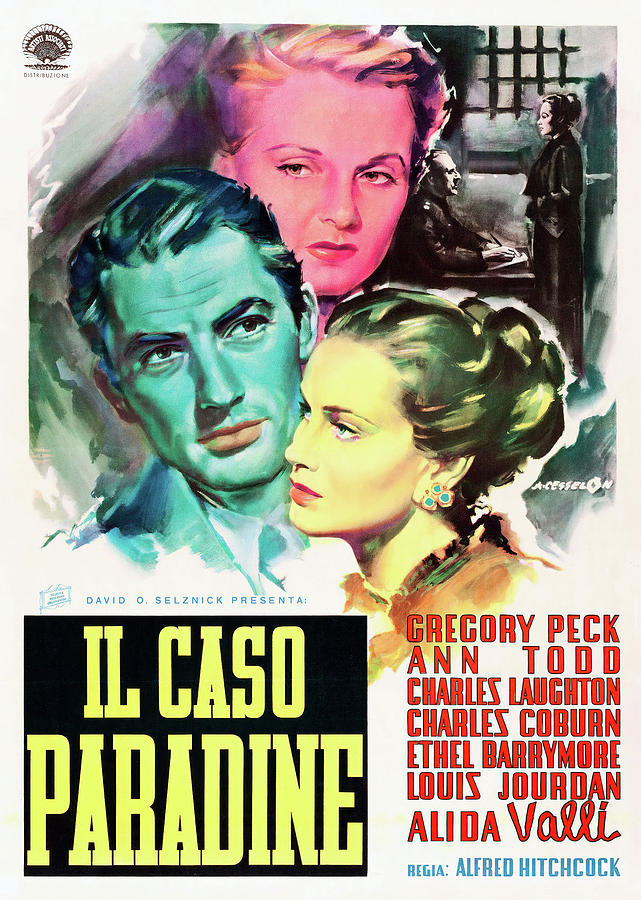 THE PARADINE CASE -1947-, directed by ALFRED HITCHCOCK. Photograph by Album THE PARADINE CASE -1947-, directed by ALFRED HITCHCOCK. Photograph by Album