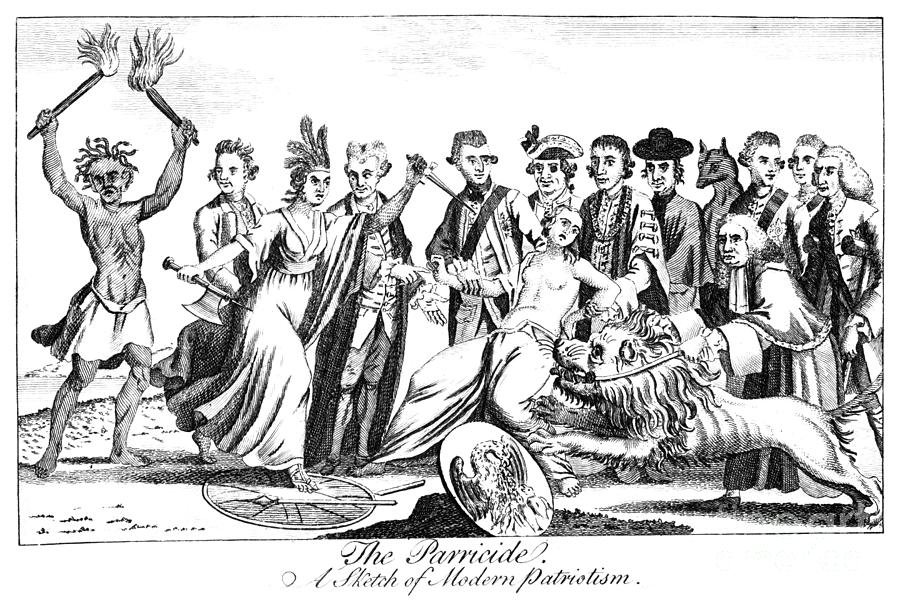 The Parricide, 1776 Drawing by Granger