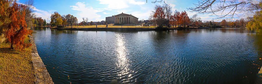 The Parthenon By The Lake Photograph by Marcus Jones