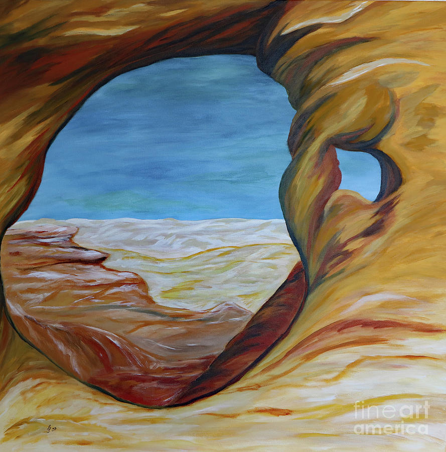 The Partition Arch Painting by Christiane Schulze Art And Photography