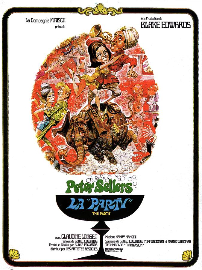 The Party, 1968 Mixed Media by Movie World Posters